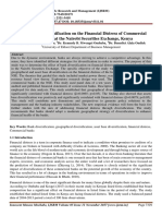 Effect of Bank Diversification on the Financial Distress of Commercial Banks Listed at the Nairobi Securities Exchange, Kenya