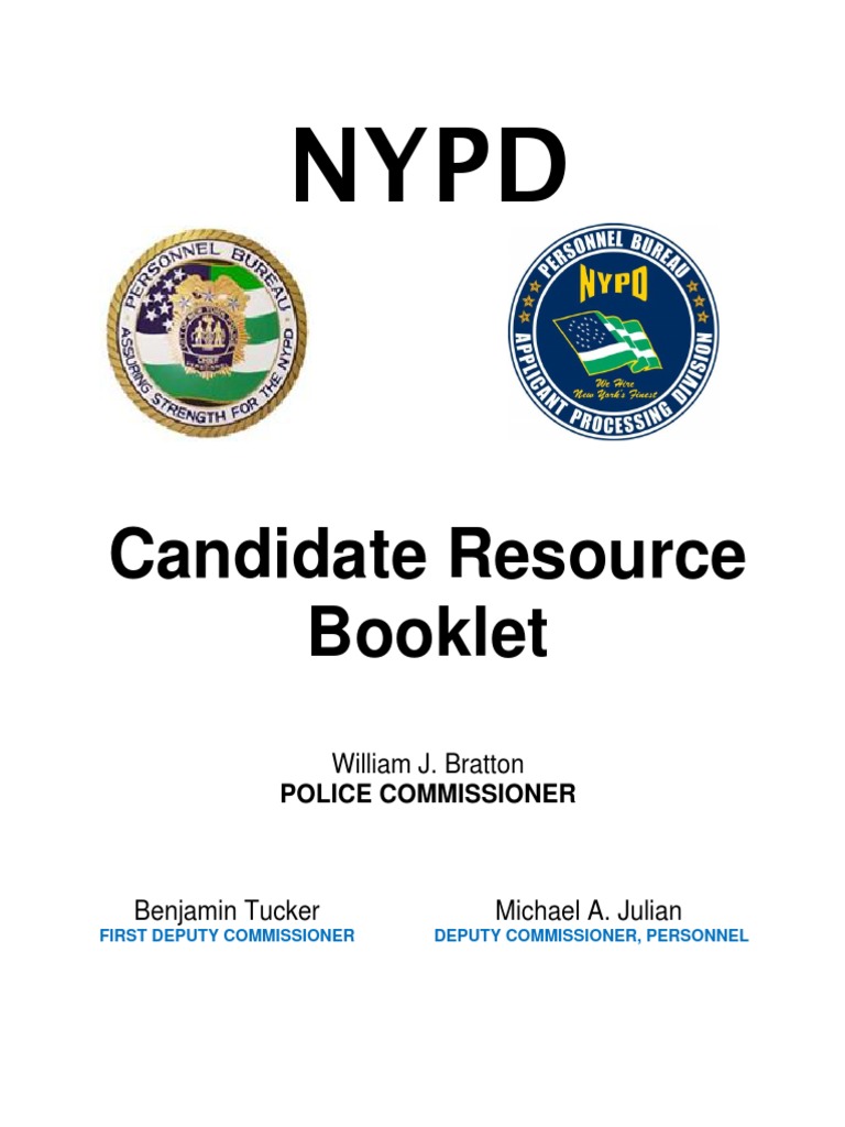 NYPD Police Officer Candidate Guide | PDF | Physical Examination ...