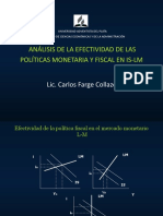 Efectividades de Política Monetaria y Fiscal(2017)