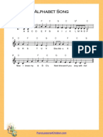 Alphabet Song C Major PDF