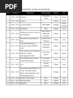 Rundown Acara Inagurasi Versi 3