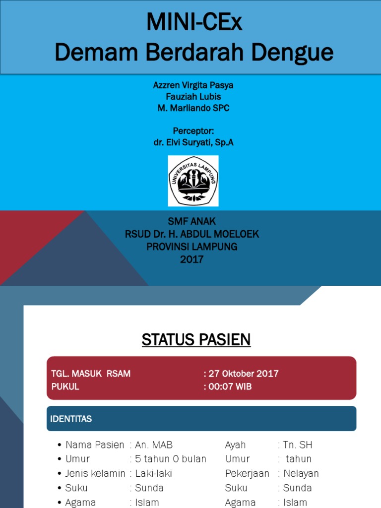 Case Report DBD | PDF | Kesehatan Holistik