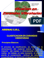 Clasificacion en Zarandas Vibratorias