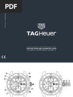 Instructions and Guarantee Card: Automatic Chronograph Calibre 16