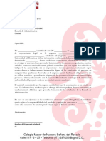 Carta de Autorizacion Empresa