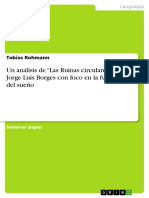 Un Analisis de "Las Ruinas Circulares" Del Jorge Luis Borges Con Foco en La Función Del Sueño