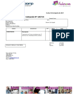 Cotización #185734 Capacitación PDF