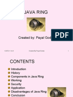 Java Ring: A Guide to the History, Components, Security and Applications of This Wearable Tech