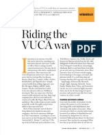 Riding The VUCA Wave (Indian Management, Nov 2017)