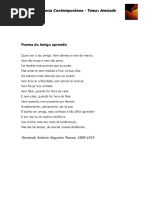 Poemas Secxx_tema Amizade