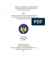 SINTESIS 4 - (4 - HIDROKSI-3 - METOKSIFENIL) - 3,4-DIHIDROKSIBUTAN2-ON..... ENDAH FAJRIANI RIFAI