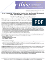 Brief Evaluation of Executive Dysfunction PDF