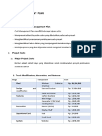 Cost Management Plan