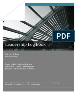StevenJohan - Shadowing Log Book Leadership