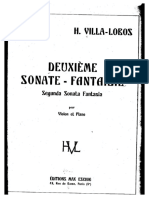 Villa-Lobos Deuxieme - Segunda Sonata Fantasia