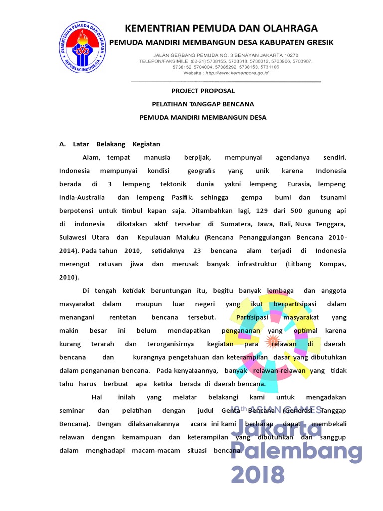 Proposal Tanggap Bencana