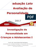 Avaliação da personalidade em crianças e adolescentes