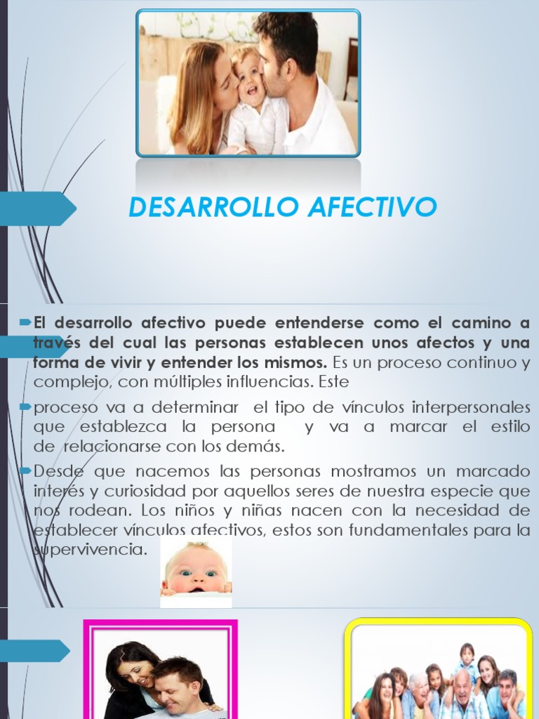 Desarrollo Afectivo | PDF | Teoría de apego | Amor