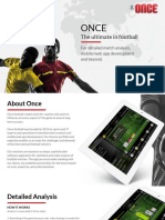 The ultimate in football match analysis with the Once app