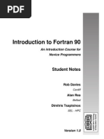 Intro f90 Notes