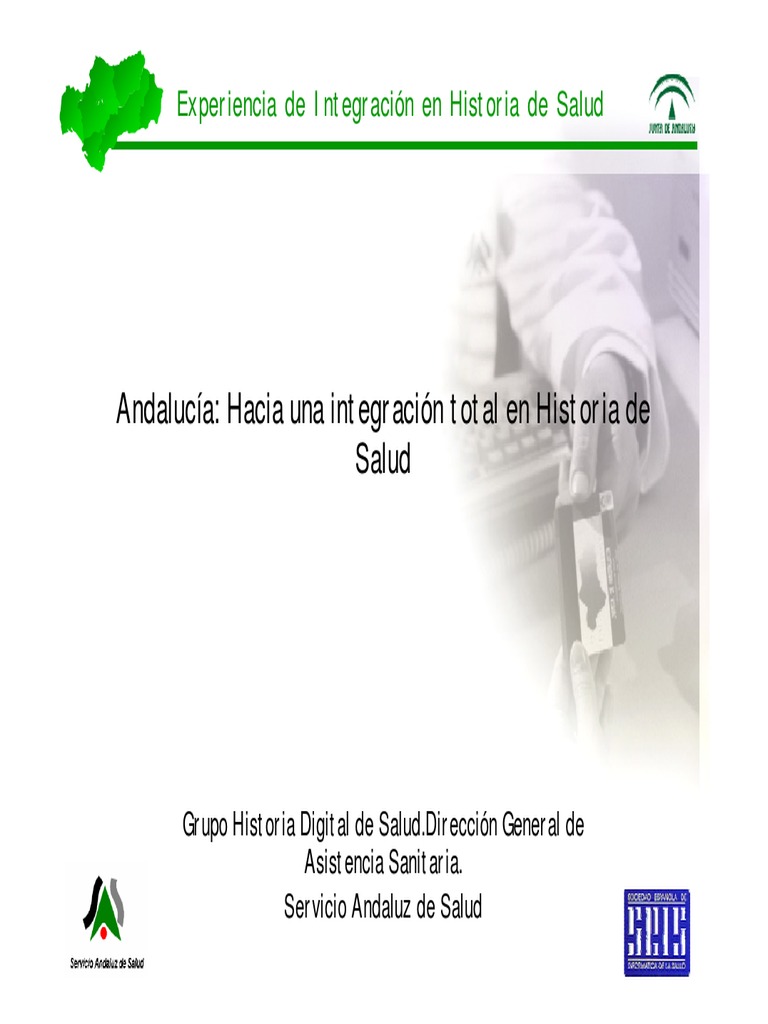 Integración de Historia de Salud en Andalucía | PDF | Almacén de datos ...