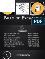 NHTM - Bills of Exchange