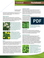 Lawn Weed Control Factsheet 2015