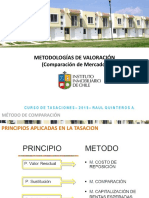 Metodologías de valoración por comparación