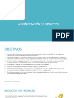 Capítulo 3 Administración de Proyectos