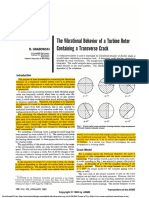 (1980) the Vibrational Behavior of a Turbine Rotor Containing a Transverse Crack