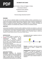 Informe Movimiento Rectilineo