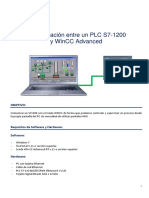 Comunicacion Scada PLC S71200 - Wincc Advance Tia Portal