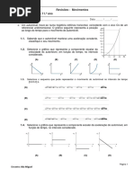 Revisões - Fisica Teste 1