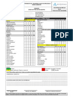 H0 ADT REG SSO 0005 - 00 Check List Rodillo