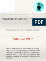 Mechatronics and Robotics Society