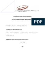 Diferencias Entre La Contabilidad Gerencial y Demas Contabilidades.