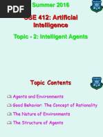 Topic - 2 (Intelligent Agents)