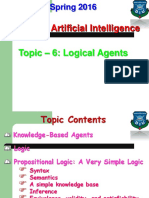 Topic - 6 (Logical Agents)
