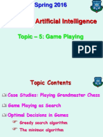 Topic - 5 (Game Playing)