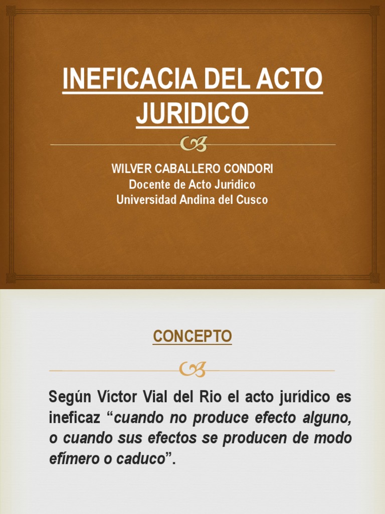 Ineficacia Del Acto Juridico PDF Nulo (ley) Estatuto de limitaciones