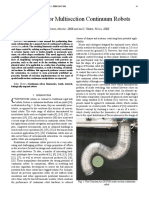 Kinematics For Multisection Continuum Robots: Bryan A. Jones, Member, IEEE and Ian D. Walker, Fellow, IEEE