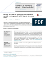 Necrosis de Tejido Conectivo Subepitelial Asociado A Incompetencia Labial. Reporte de Un Caso