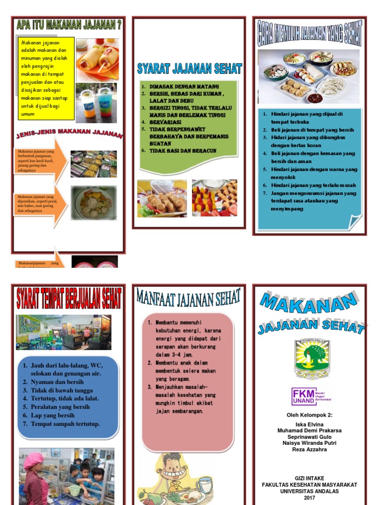 Leaflet Jajanan Sehat