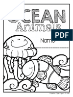 FREEOcean Animals Coloring Book Madeby Creative Clips Clipart