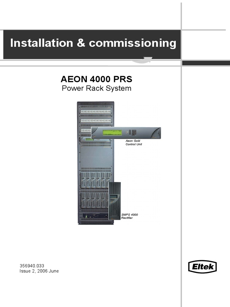 AEON 4000 Installation Guide | PDF | Electrical Connector | Power Supply