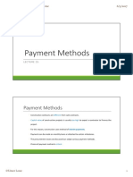 Lecture 25 Payment Methods