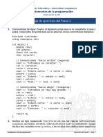 Fundamentos programación ejercicios Tema 3