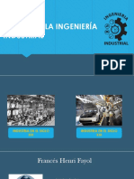 Inicios de La Ingeniería Industrial