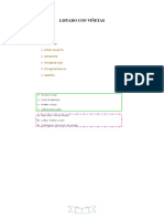 Trabajo de Listas y Tabulaciones PDF