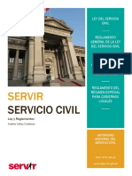 Ley y Reglamentos de La Ley Del Servicio Civil